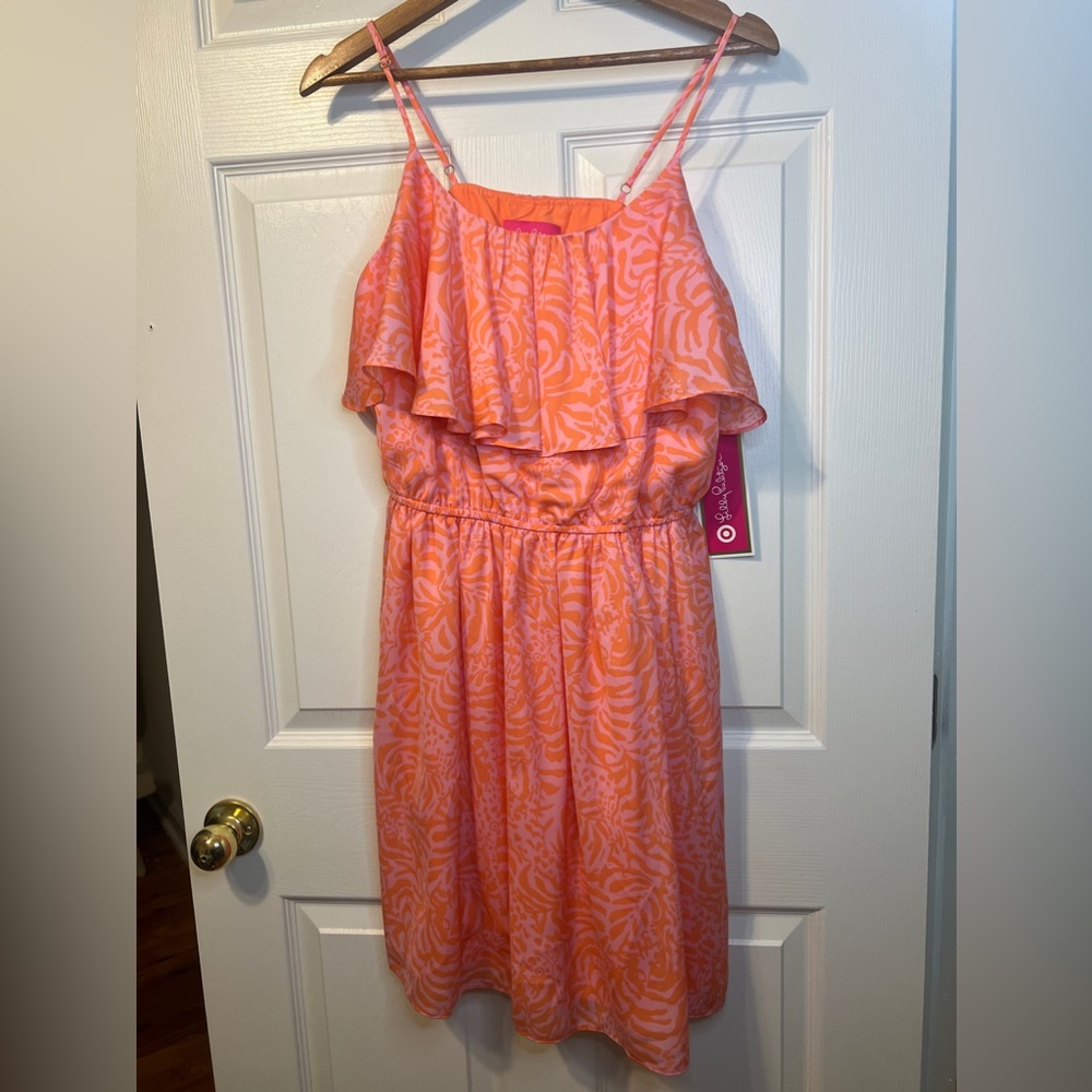 Lilly Pulitzer for Target Dress in Jungle Orange. Size Large